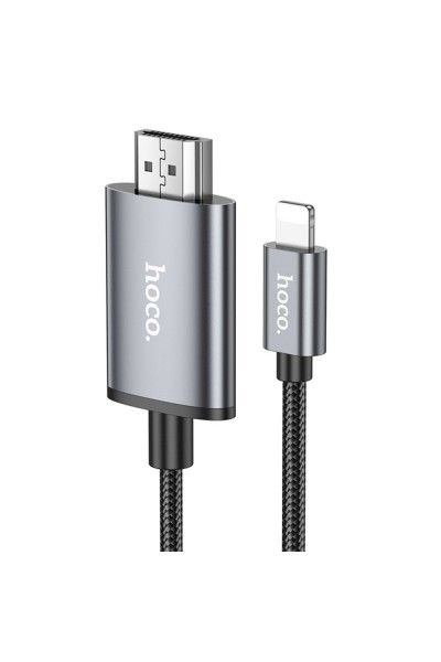Hoco UA27 2M Tak Çalıştır Lightning to HDMI Dönüştürücü