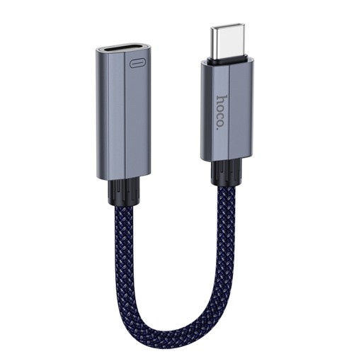 Hoco UA29A 15cm Tak Çalıştır Type-C to Lightning Dönüştürücü