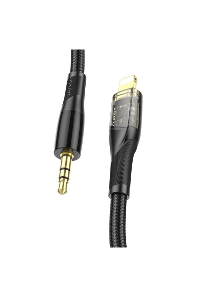 Hoco UPA25 1M Tak Çalıştır Lightning to Aux Kablo