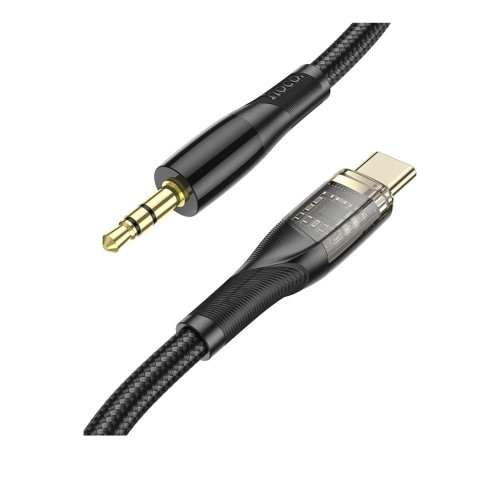 Hoco UPA25 1M Tak Çalıştır Type-C to Aux Kablo