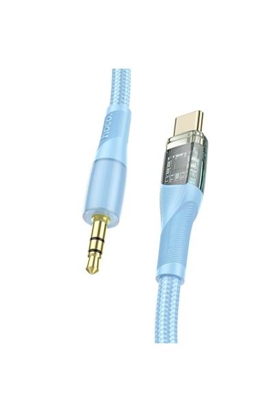 Hoco UPA25 1M Tak Çalıştır Type-C to Aux Kablo