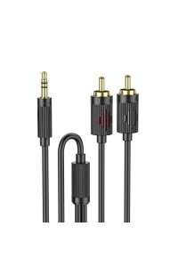 Hoco UPA28 1.5M Tak Çalıştır RCA to Aux Dönüştürücü