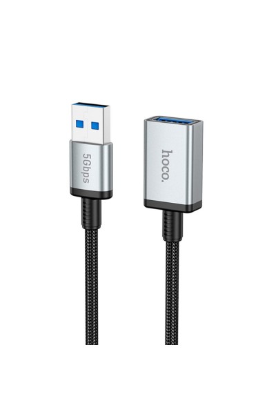 Hoco US10 50cm 5Gbps Hız Tak Çalıştır USB 3.0 to USB 3.0 Uzatma Kablosu