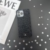 Apple Iphone 11 Uyumlu Parlak Pırlanta Dik Taşlı Desen Sawaroski Logolu Lux Kılıf Kapak