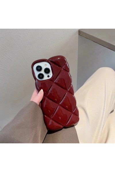 Apple iphone 15 PLUS   Baklava Tasarımlı Kabarmalı Parlak Silikon Telefon kılıfı