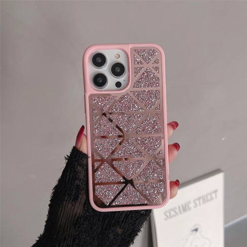 Apple iphone 11 Uyumlu Pirizma Prada Taşlı Parıltılı Kamera Çıkıntılı LÜX  Telefon Kılıfı Kapak