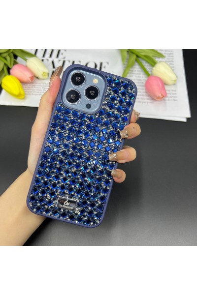 Samsung Galaxy S24 Uyumlu Taşlı Pırlanta Kılıf Kapak