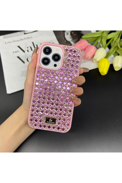 Samsung Galaxy S24 Ultra Uyumlu Taşlı Pırlanta Kılıf Kapak