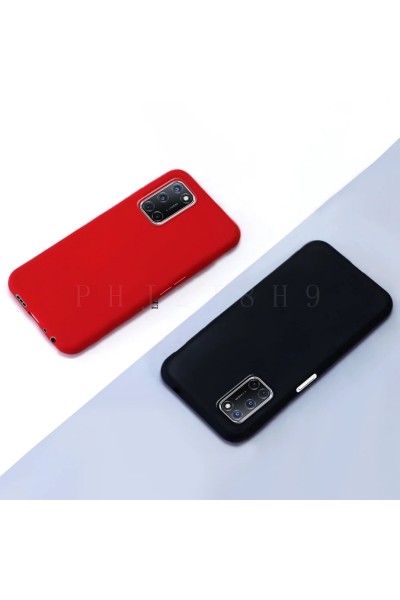 Oppo A52,A72,A92 Kılıf Kamera Korumalı Silikon Rubber Arka Kapak