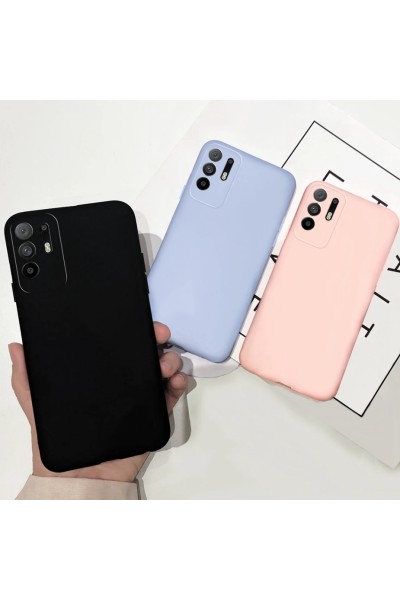 Oppo RENO 5 Kılıf Kamera Korumalı Silikon Rubber Arka Kapak