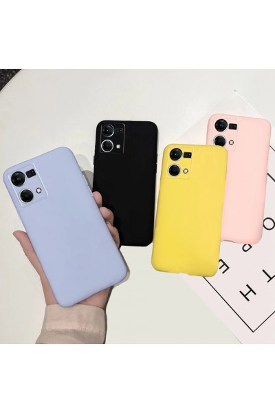 Oppo RENO 7 Kılıf Kamera Korumalı Silikon Rubber Arka Kapak