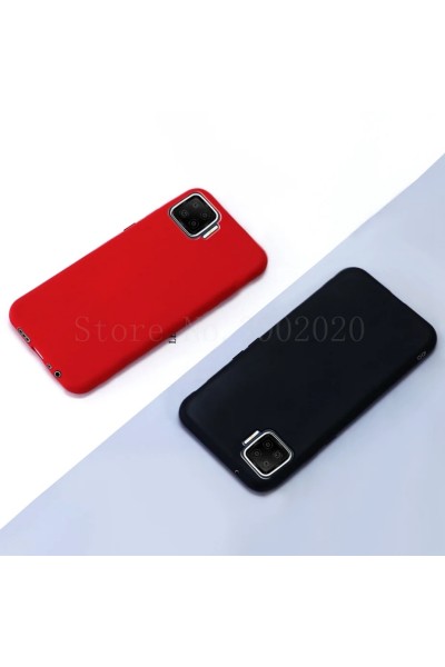 Oppo  RENO 4 LİTE Kılıf Kamera Korumalı Silikon Rubber Arka Kapak