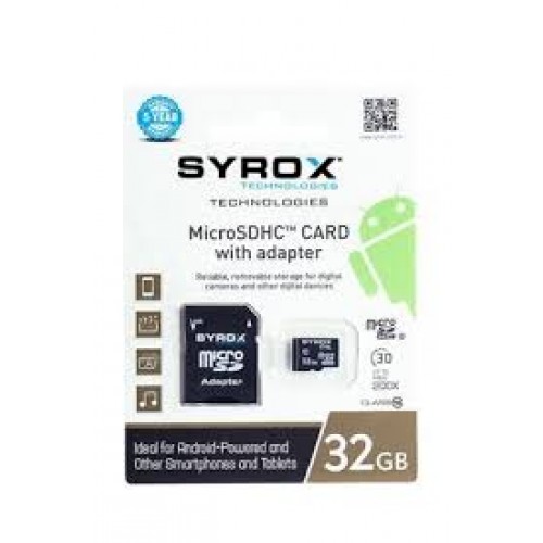 Syrox  MC32 32GB Micro Sd Hafıza Kartı