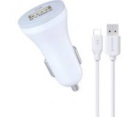 Syrox C44T 2.0A Araç içi şarj adaptörü (TYPE-C / USB-A)