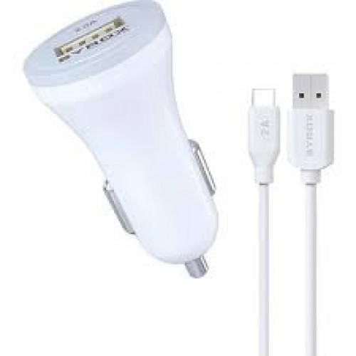 Syrox C44T 2.0A Araç içi şarj adaptörü (TYPE-C / USB-A)