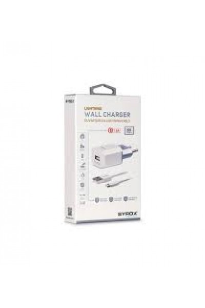 Syrox J46 Şarj Aleti ve Lightning Kablo Set 1.6A